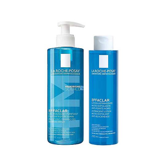 La Roche-Posay Effaclar Yağlı Ciltler İçin Nazik Temizleyici ve Gözenek Sıkılaştırıcı Set