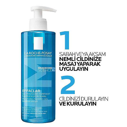 La Roche-Posay Effaclar Yağlı Ciltler için Pürüzsüzleştirici Siyah Nokta Karşıtı Bakım Seti - 8