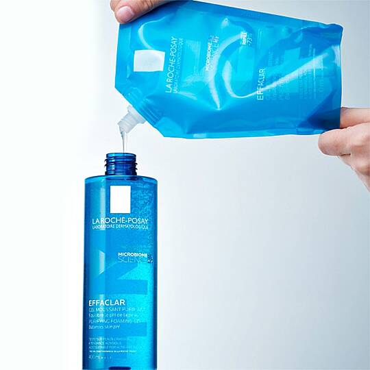 La Roche-Posay Effaclar Yağlı Ciltler için Temizleme Jeli Refill 400 ml - 3