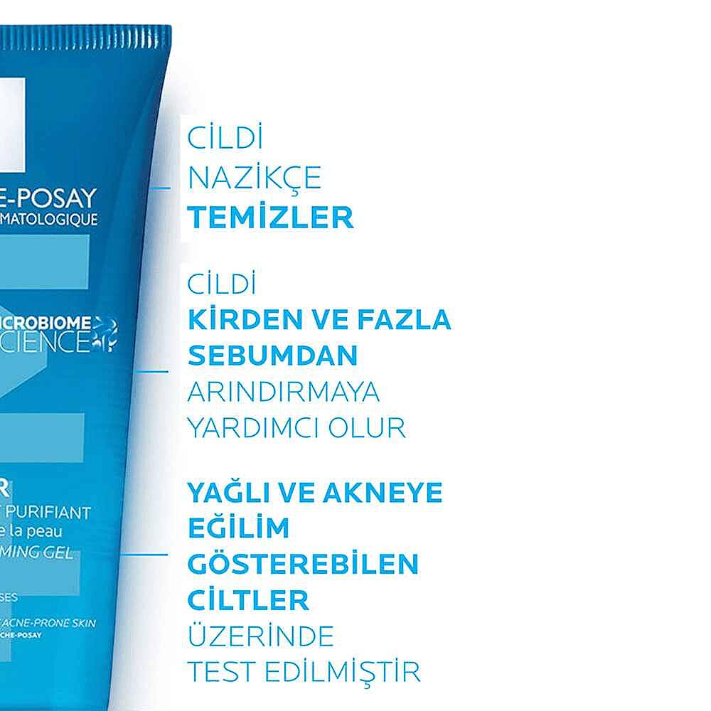 La Roche-Posay Effaclar Yüz Temizleme Jeli 200 ml + Gözenek Sıkılaştırma Etkili Tonik 200 ml - 6