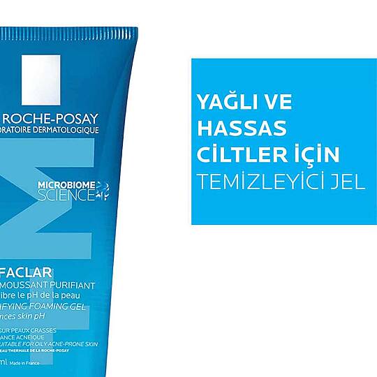 La Roche-Posay Effaclar Yüz Temizleme Jeli ve Anthelios Uvmune400 Güneş Kremi - 7