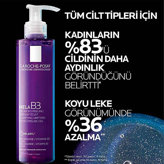 La Roche-Posay Mela B3 Koyu Leke Karşıtı Temizleme Jeli 200 ml - 7