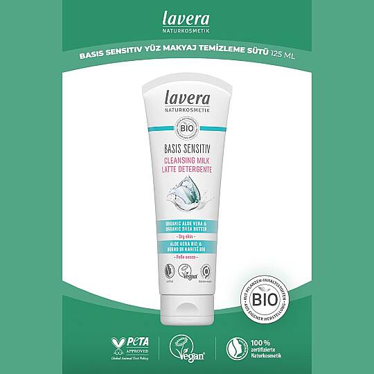 Lavera Basis Sensitiv Yüz Makyaj Temizleme Sütü 125 ml - 2