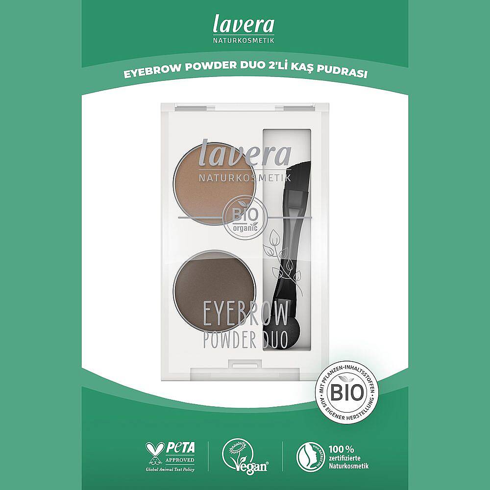 Lavera Eyebrow Powder Duo 2'li Kaş Pudrası - 2