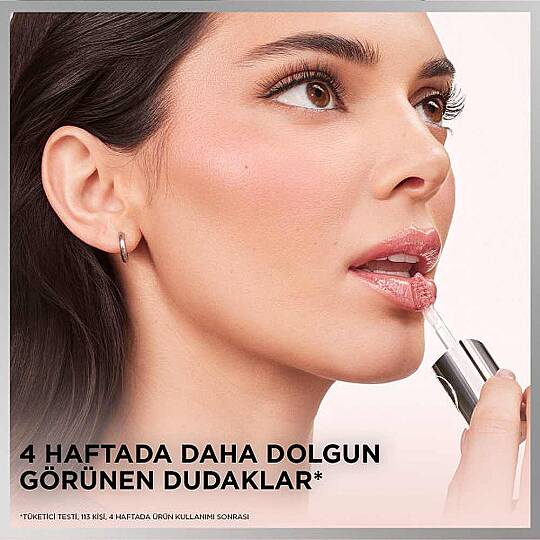 Loreal Paris Plump Ambition Hyaluron Lip Oil Besleyici ve Nemlendirici Dudak Parlatıcısı 641 Latte Glace - 7