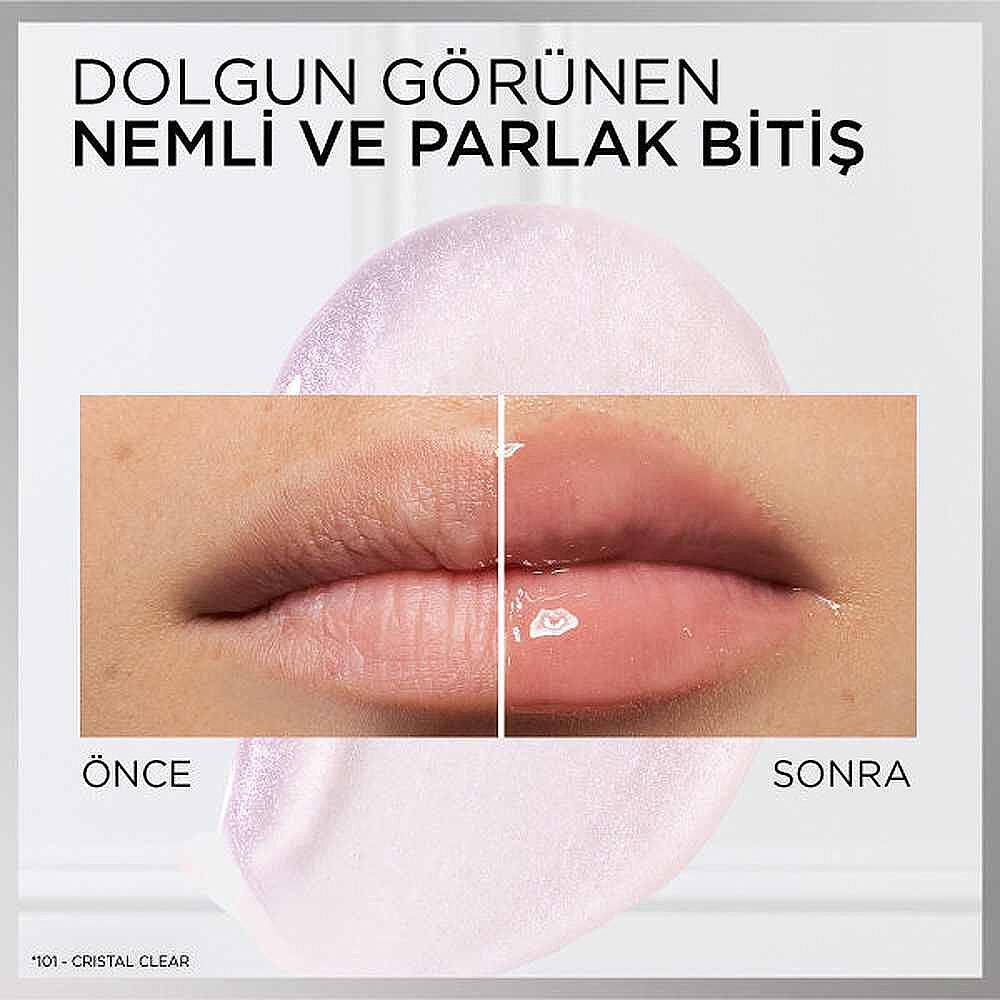 Loreal Paris Plump Ambition Hyaluron Lip Oil Besleyici ve Nemlendirici Dudak Parlatıcısı 641 Latte Glace - 6