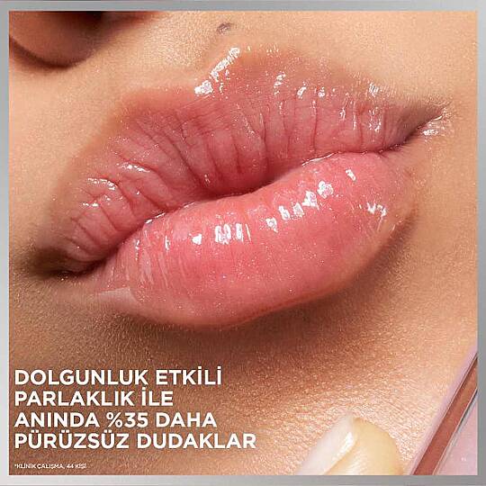 Loreal Paris Plump Ambition Hyaluron Lip Oil Besleyici ve Nemlendirici Dudak Parlatıcısı 641 Latte Glace - 5