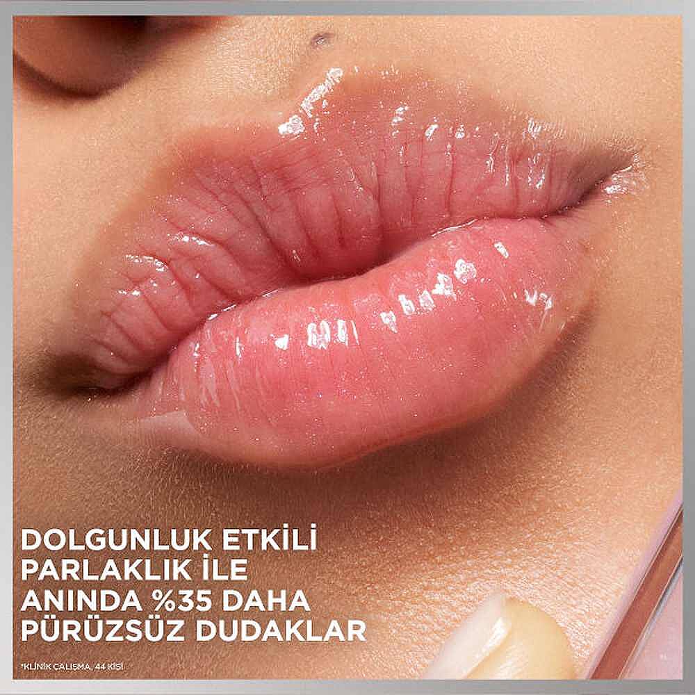 Loreal Paris Plump Ambition Hyaluron Lip Oil Besleyici ve Nemlendirici Dudak Parlatıcısı 641 Latte Glace - 5