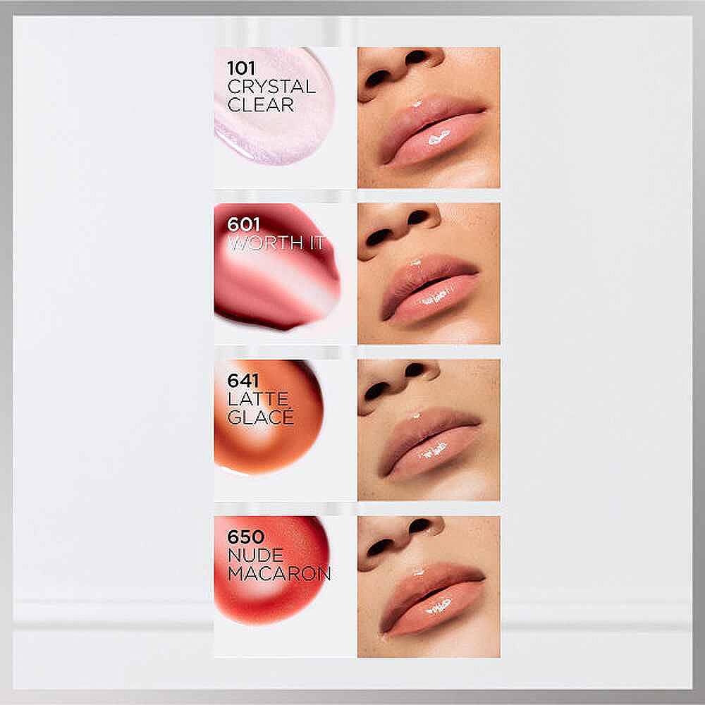 Loreal Paris Plump Ambition Hyaluron Lip Oil Besleyici ve Nemlendirici Dudak Parlatıcısı 641 Latte Glace - 3