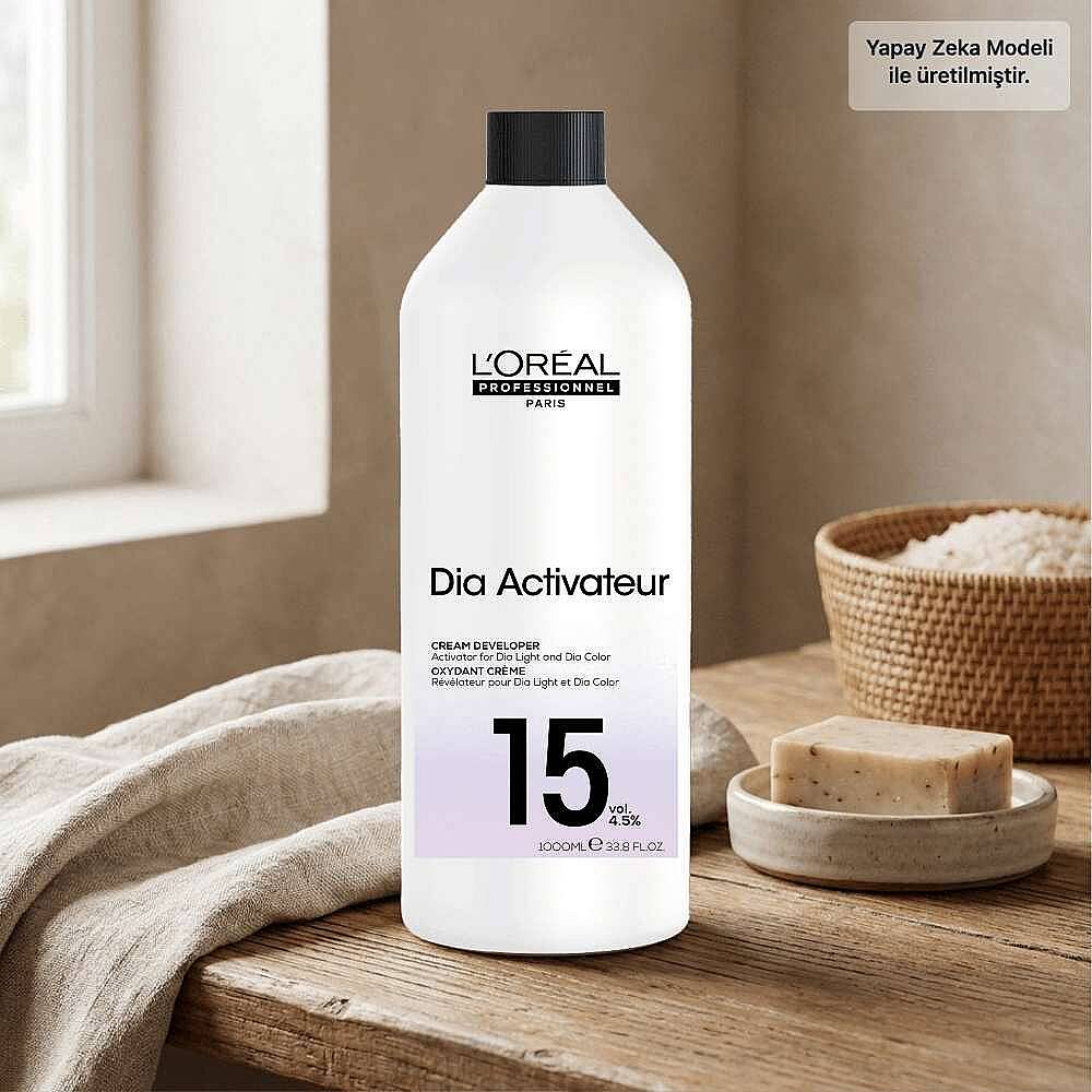 Loreal Professionnel Paris Dia Aktivatör Oksidan Krem 15 Vol. %4.5 1000 ml - 4