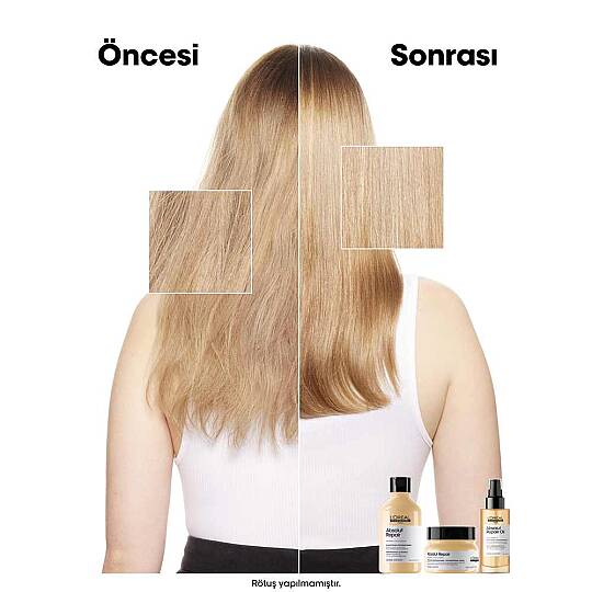 Loreal Professionnel Paris Serie Expert Absolut Repair Yıpranmış Saçlar için 10 Etkili Mucizevi Bakım Yağı 90 ml - 6