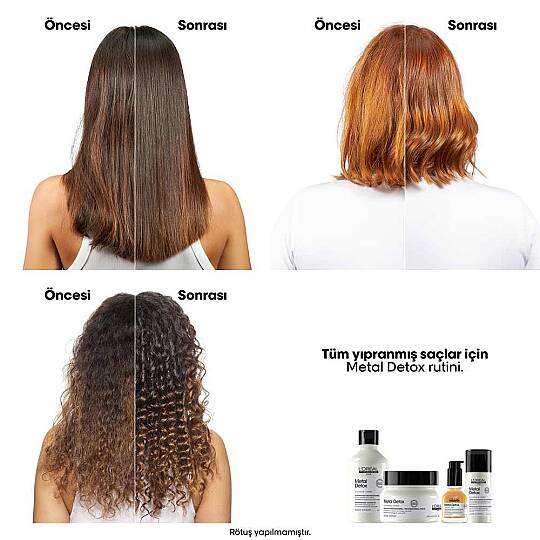Loreal Professionnel Paris Serie Expert Metal Detox Konsantre Saç Bakım Yağı 50 ml - 5