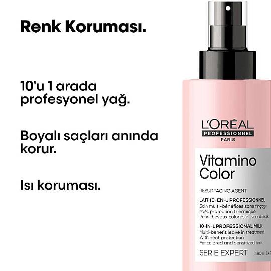 Loreal Professionnel Paris Serie Expert Vitamino Color Renk Koruyucu Saç Bakım Seti - 5