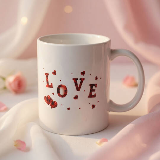 Love Tasarım Kupa Bardak