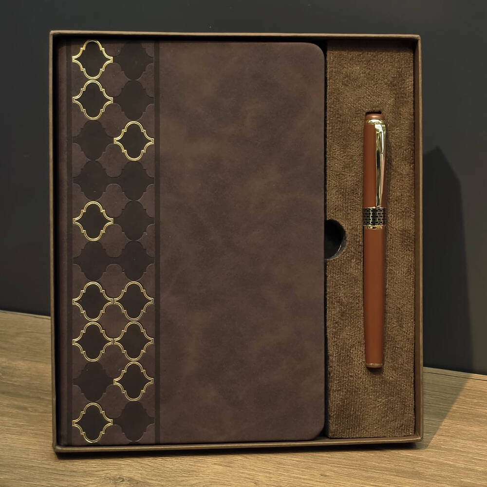 Lüks Kutulu Defter Kalem Set - 1