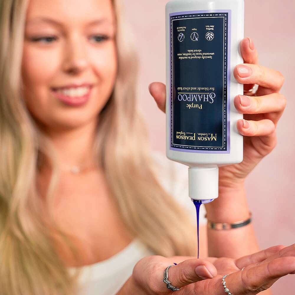 Mason Pearson Sarı ve Gri Renkli Saçlar İçin Mor Şampuan 250 ml - 3