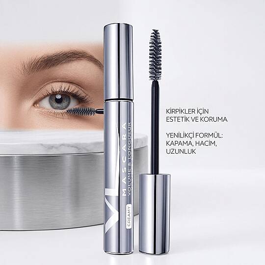 Mavala Volume Length Creamy Mascara Hacim ve Uzunluk Kremsi Maskara Siyah 10 ml - 3