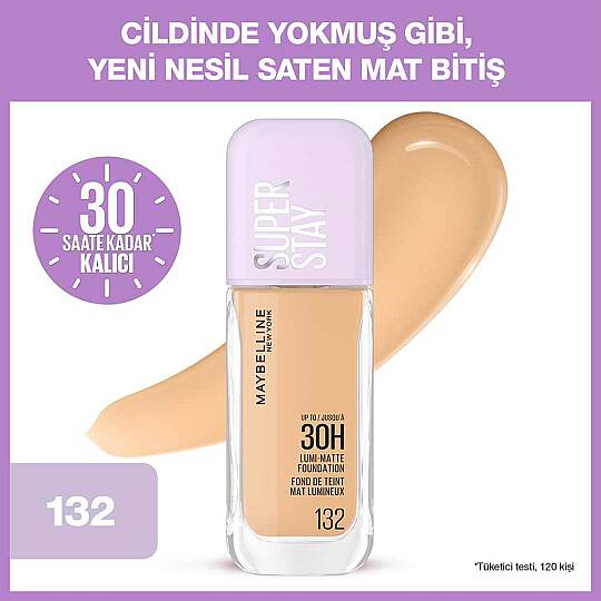 Maybelline New York Super Stay Lumi Matte Fondöten 132 - 7