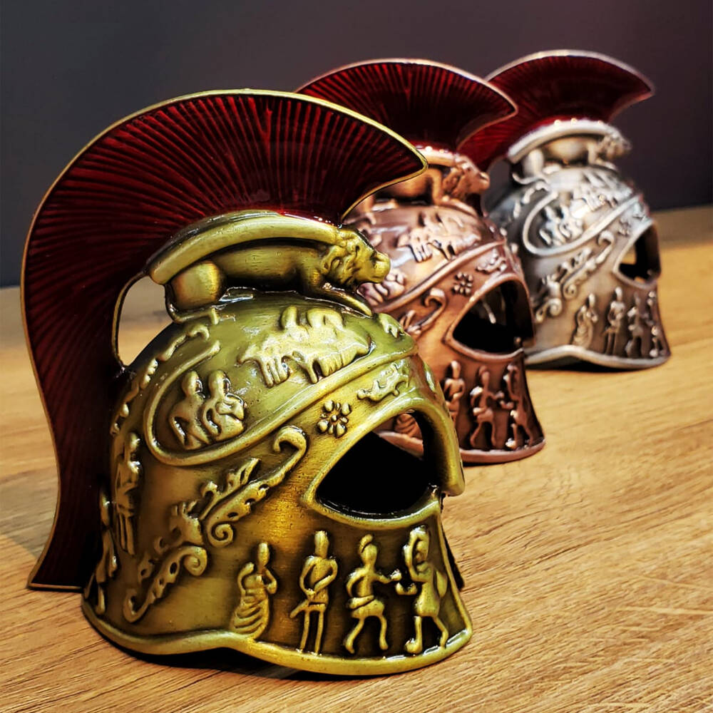 Metal Dekoratif Şövalye Miğferi - 2