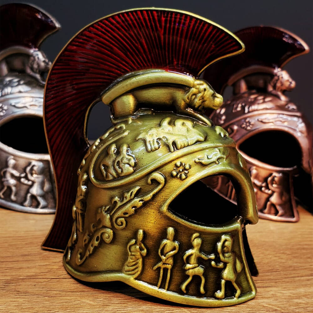 Metal Dekoratif Şövalye Miğferi - 3