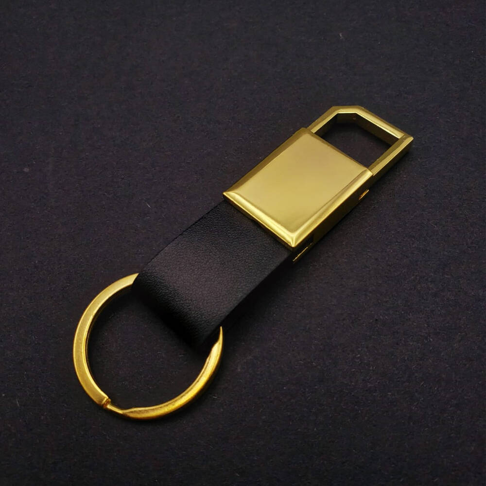 Metal Deri Anahtarlık - 1