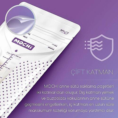 MOCHİ Süt Saklama 25'li Poşet - 3