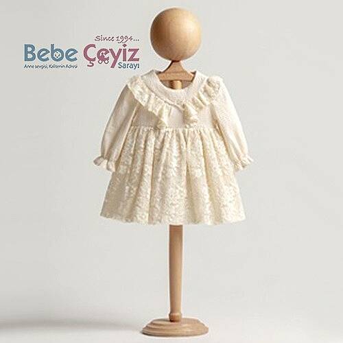 MYMİO BABY Elbise Dantel Kız - 1