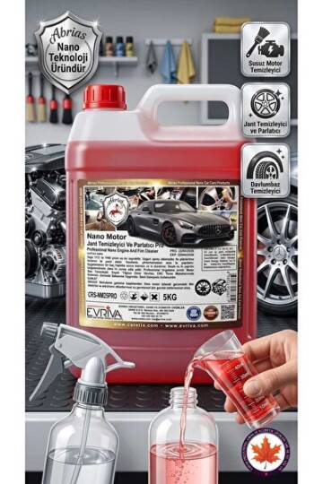 Nano Motor Ve Jant Temizleyici 5kg 1/30 1/40 Süper Seyreltme