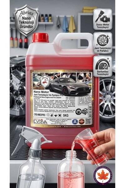 Nano Motor Ve Jant Temizleyici 5kg 1/30 1/40 Süper Seyreltme - 3