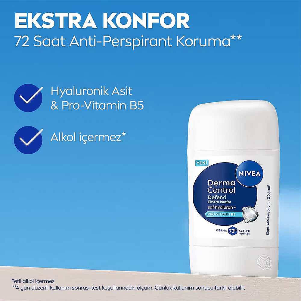 Nivea Derma Control Defend Stick Deodorant 50 ml - 6