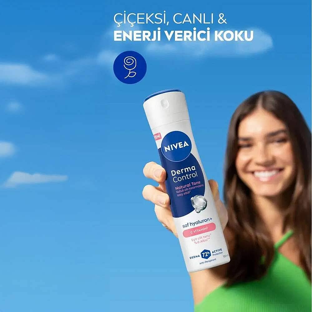 Nivea Derma Control Natural Tone Kadın Deodorant 150 ml - 2