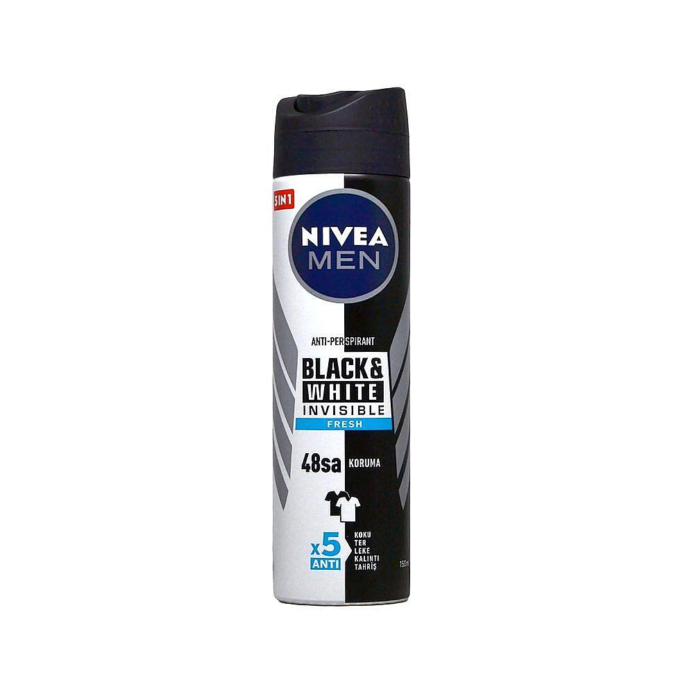 Nivea Men Black&White Fresh Sprey Deodorant 150 ml - 1