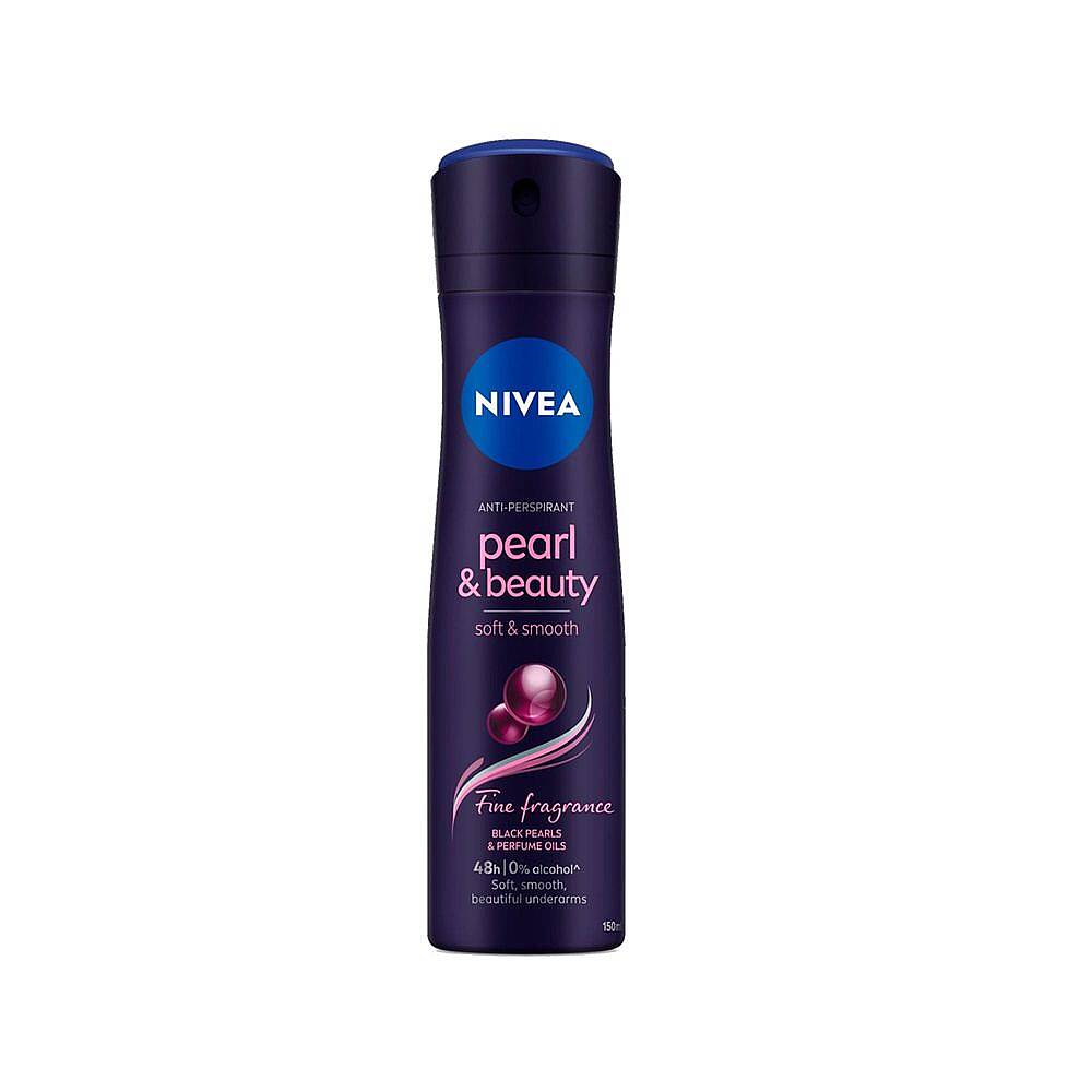 Nivea Pearl&Beauty Fine Fragrance Black Kadın Sprey Deodorant 150 ml - 1