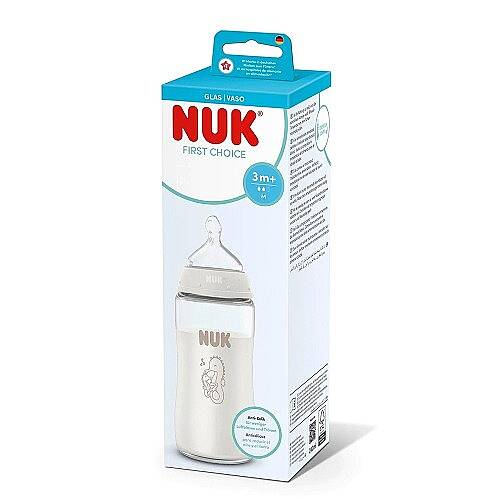 NUK Biberon First Choice Cam 240ml Beyaz Unisex - 1