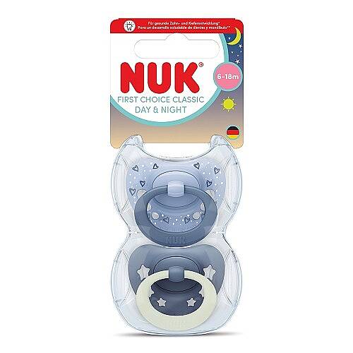 NUK Emzik FC Classic 2li Gece/Gündüz 18-36 ay Erkek