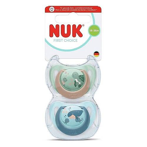 NUK Emzik First Choice 2li 18-36 ay Yeşl/Mavi Erkek