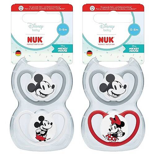 NUK Emzik PM Air 2'li 0-6 ay Mickey/ Minnie - 7