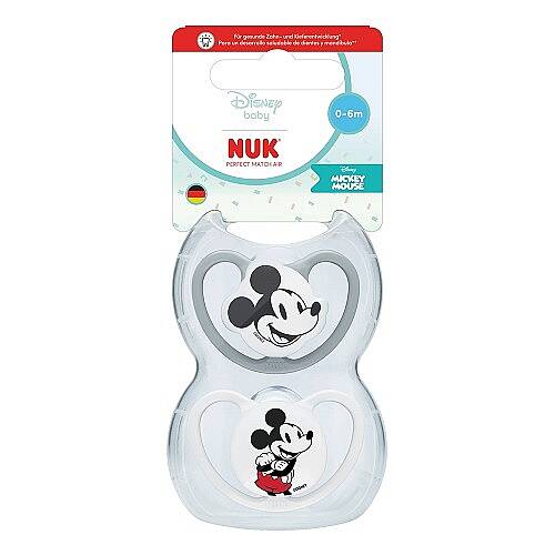 NUK Emzik PM Air 2'li 0-6 ay Mickey/ Minnie - 2