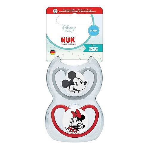 NUK Emzik PM Air 2'li 0-6 ay Mickey/ Minnie