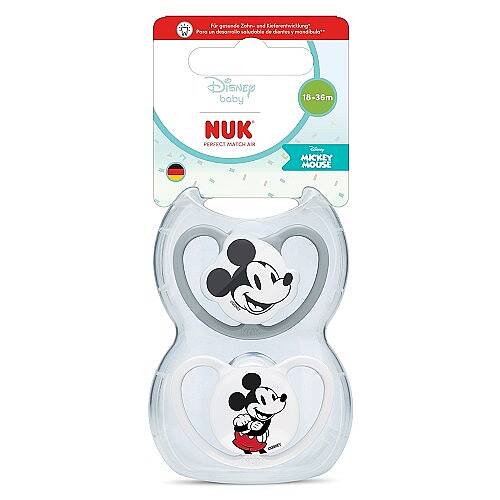NUK Emzik PM Air 2'li 18-36 ay Mickey