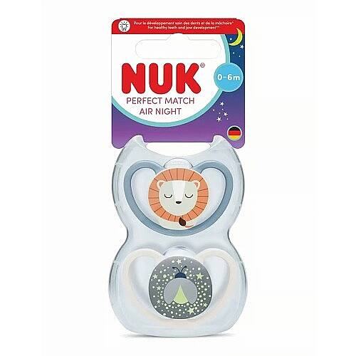 NUK Emzik PM Air Night 2li Gece 0-6 ay - 5