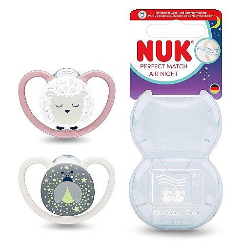 NUK Emzik PM Air Night 2li Gece 0-6 ay - 4