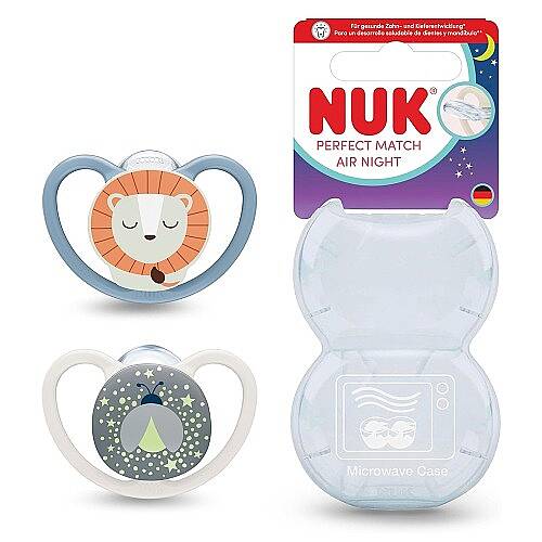 NUK Emzik PM Air Night 2li Gece 6-18 ay - 2