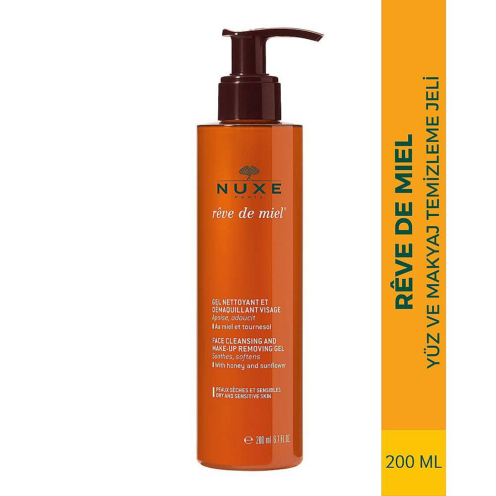 Nuxe Reve De Miel Face Cleansing and Make-Up Removing Yüz ve Makyaj Temizleme Jeli 200 ml - 2