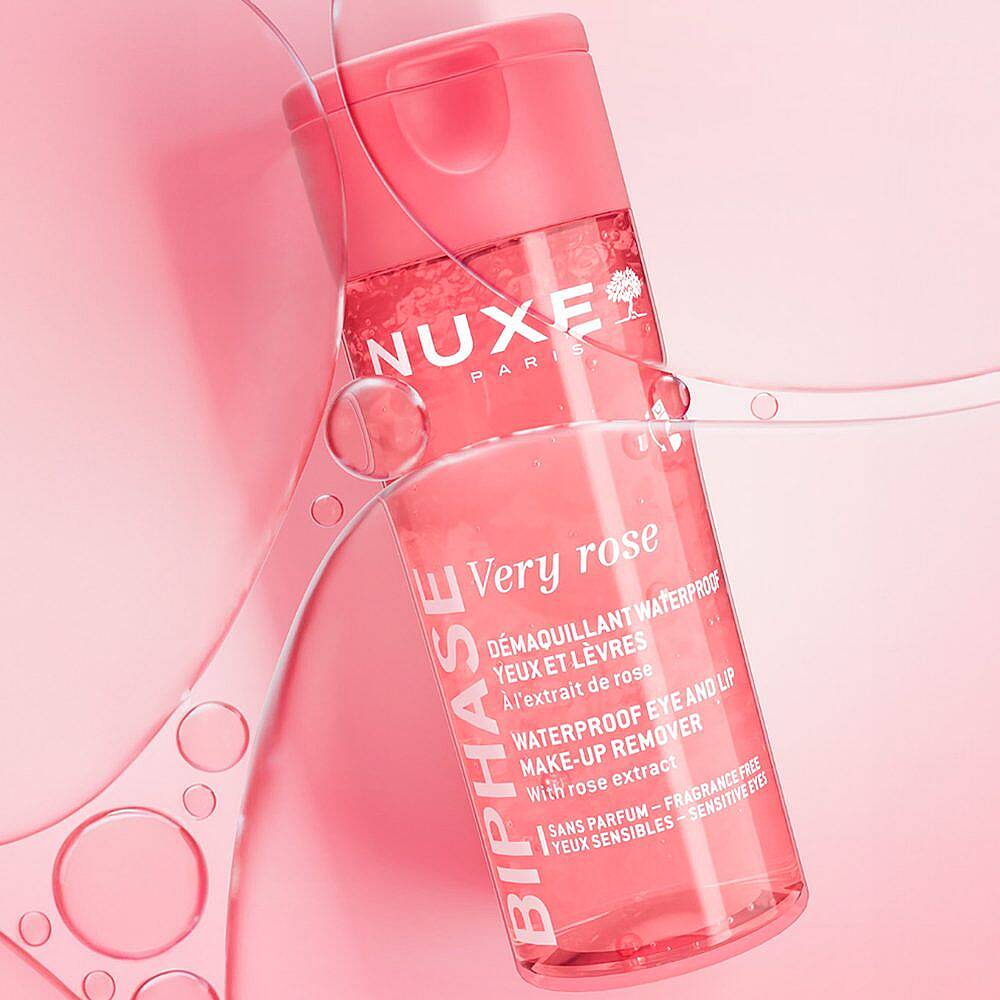 Nuxe Very Rose Biphase Suya Dayanıklı Göz ve Dudak Makyajı Temizleyici 100 ml - 3