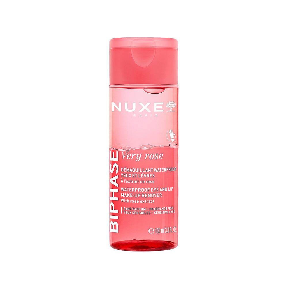 Nuxe Very Rose Biphase Suya Dayanıklı Göz ve Dudak Makyajı Temizleyici 100 ml - 1