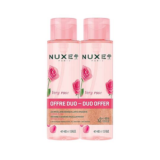 Nuxe Very Rose Yatıştırıcı Temizleyici Micellar Su 2x400 ml