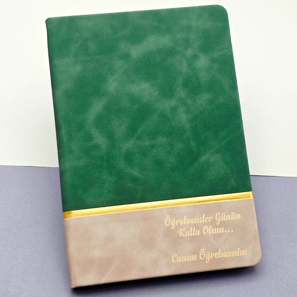 Öğretmenler Günü Hediyesi Yeşil Defter - 1