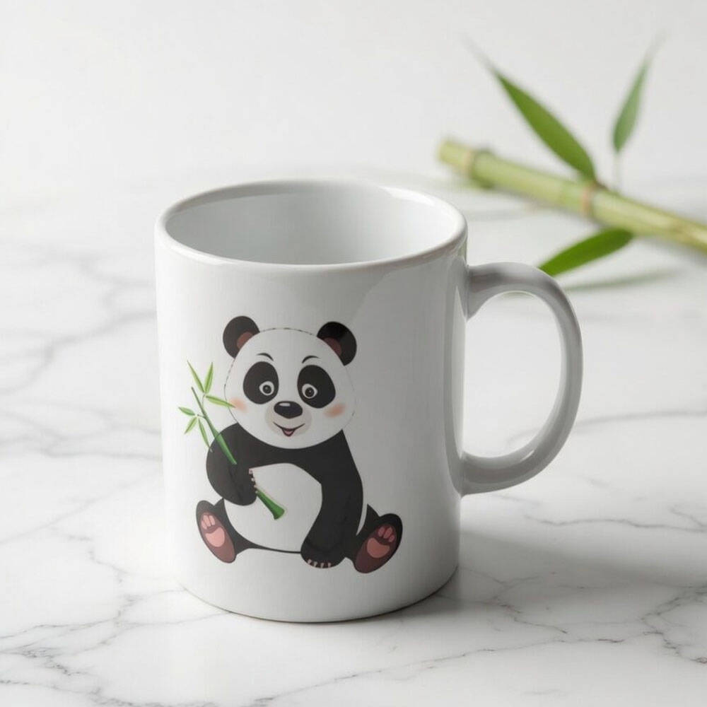 Panda Tasarımlı Kupa Bardak - 1