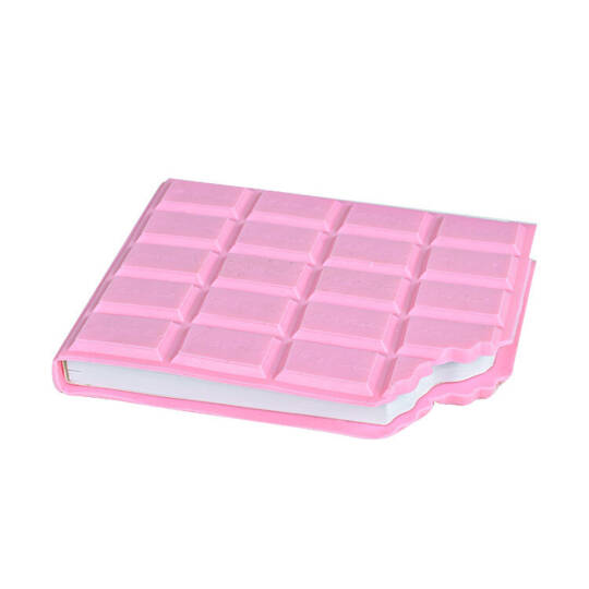 Pembe Peluş Ayıcık Kar Küresi Ve Pembe Çikolata Not Defteri - 4